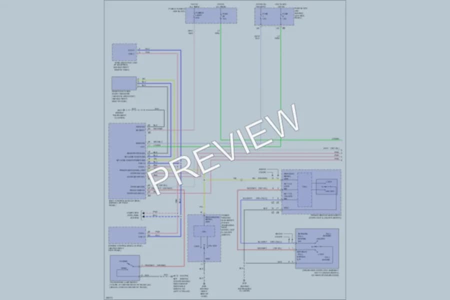 2005 Infiniti G35 Anti Theft wiring diagram preview