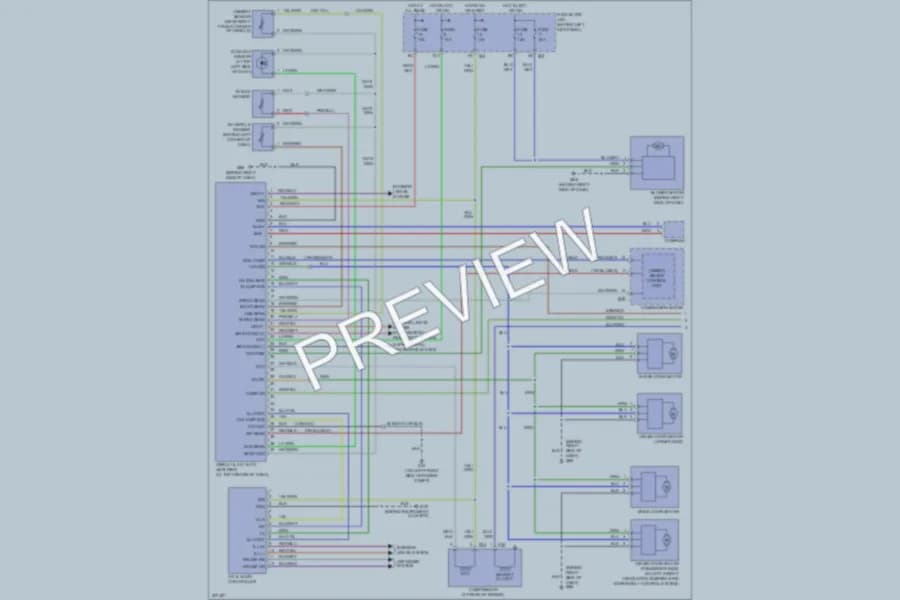 2005 Infiniti G35x Air Conditioning wiring diagram preview