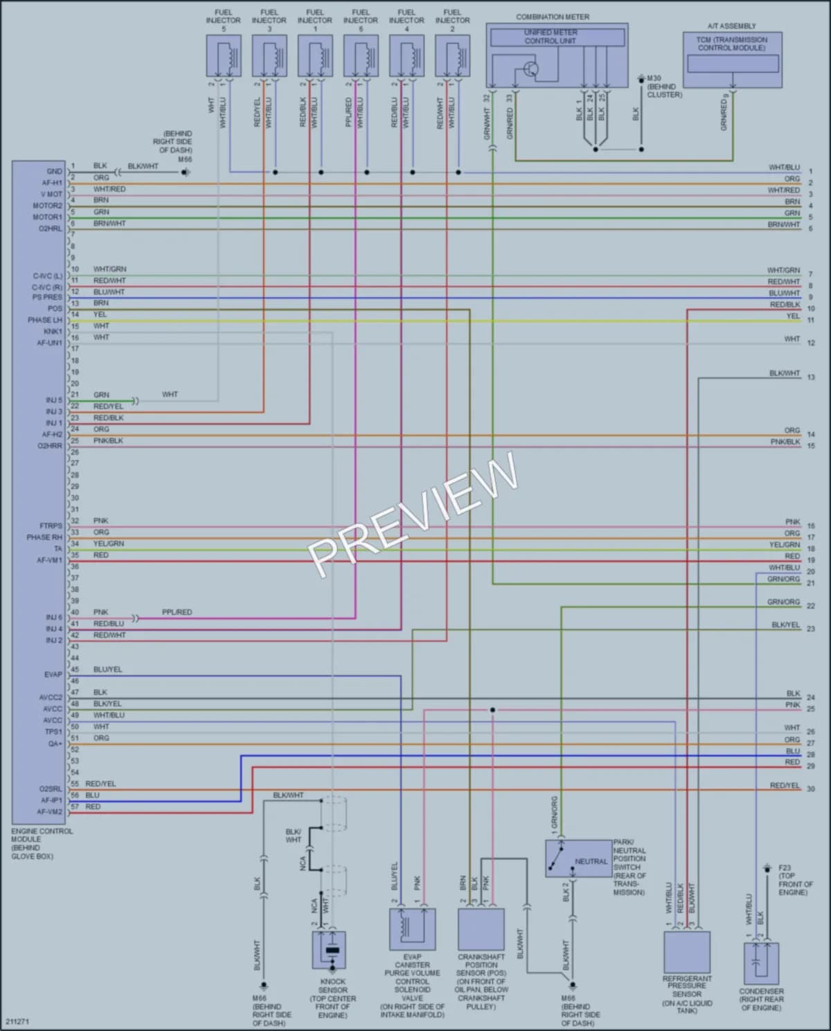 2005 Infiniti G35x Engine Performance wiring diagram preview