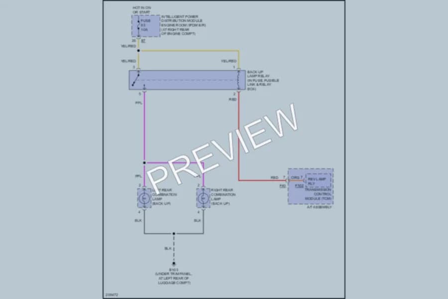 2005 Infiniti G35x Exterior Lights wiring diagram preview