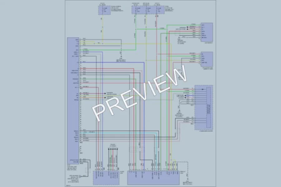 2005 Infiniti G35x Navigation wiring diagram preview