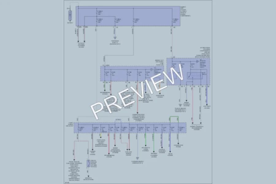 2005 Infiniti G35x Power Distribution wiring diagram preview