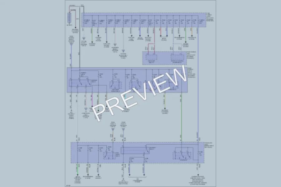2005 Infiniti Q45 Power Distribution wiring diagram preview