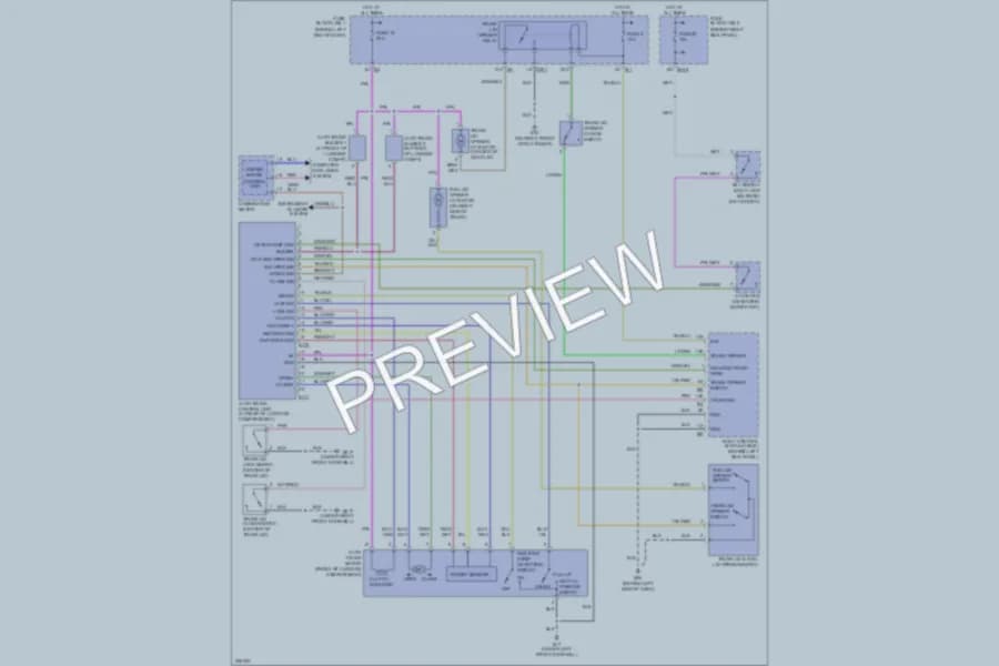 2005 Infiniti Q45 Trunk Tailgate Fuel Door wiring diagram preview