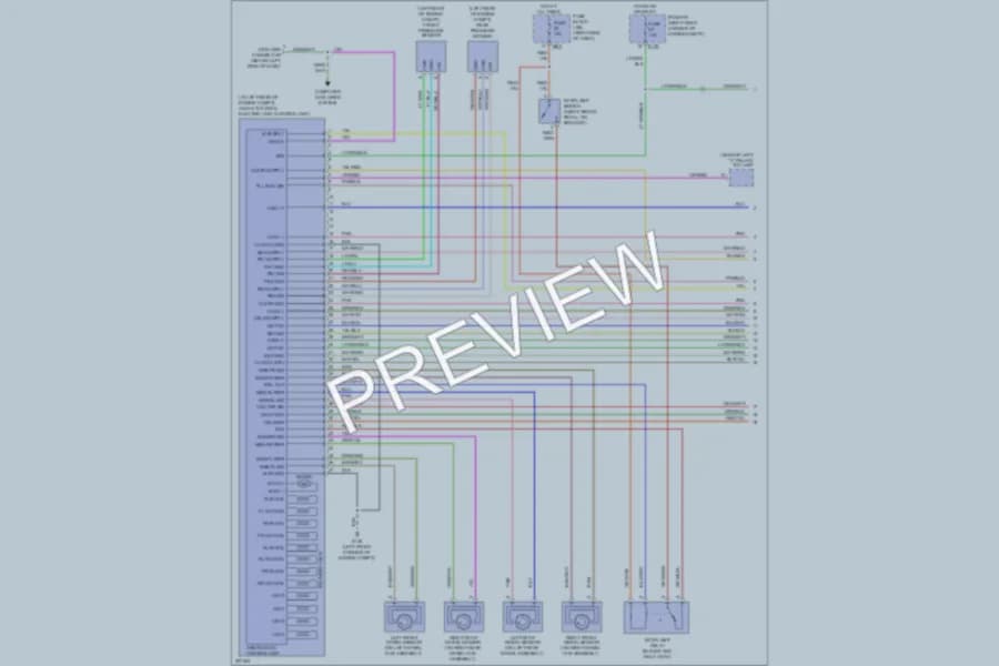 2005 Infiniti QX56 Anti Lock Brakes wiring diagram preview