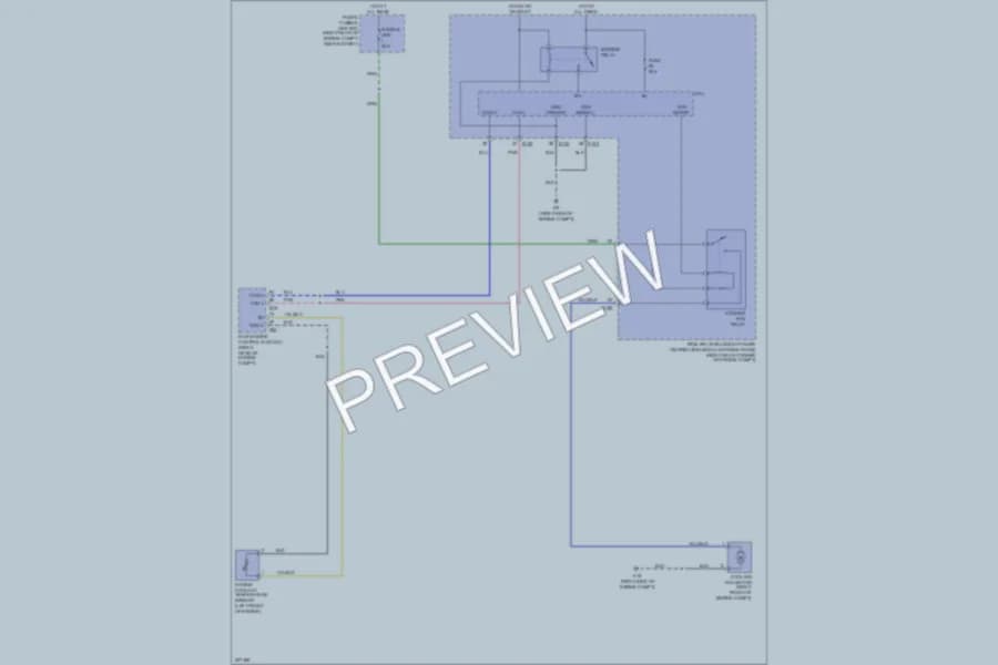 2005 Infiniti QX56 Cooling Fan wiring diagram preview