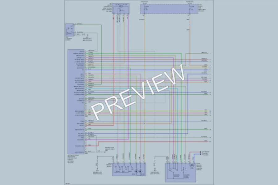 2005 Infiniti QX56 Memory Systems wiring diagram preview