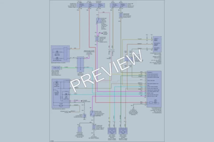 2005 Isuzu Ascender Anti Lock Brakes wiring diagram preview