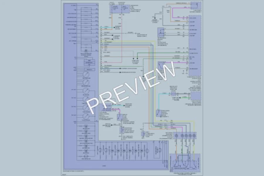2005 Isuzu Ascender Instrument Cluster wiring diagram preview