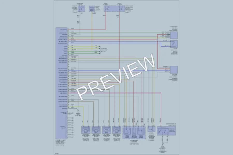2005 Jaguar SType Anti Lock Brakes wiring diagram preview