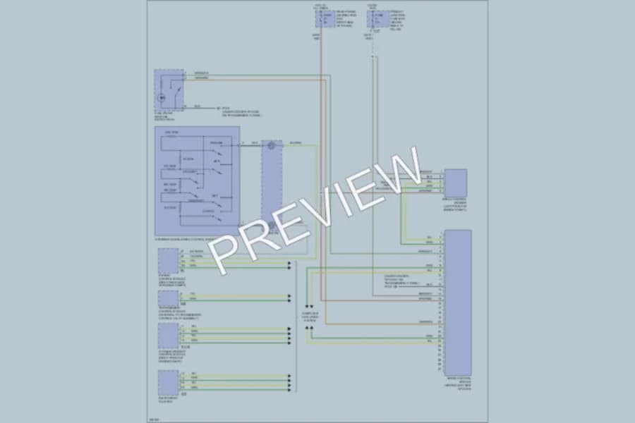 2005 Jaguar SType Cruise Control wiring diagram preview
