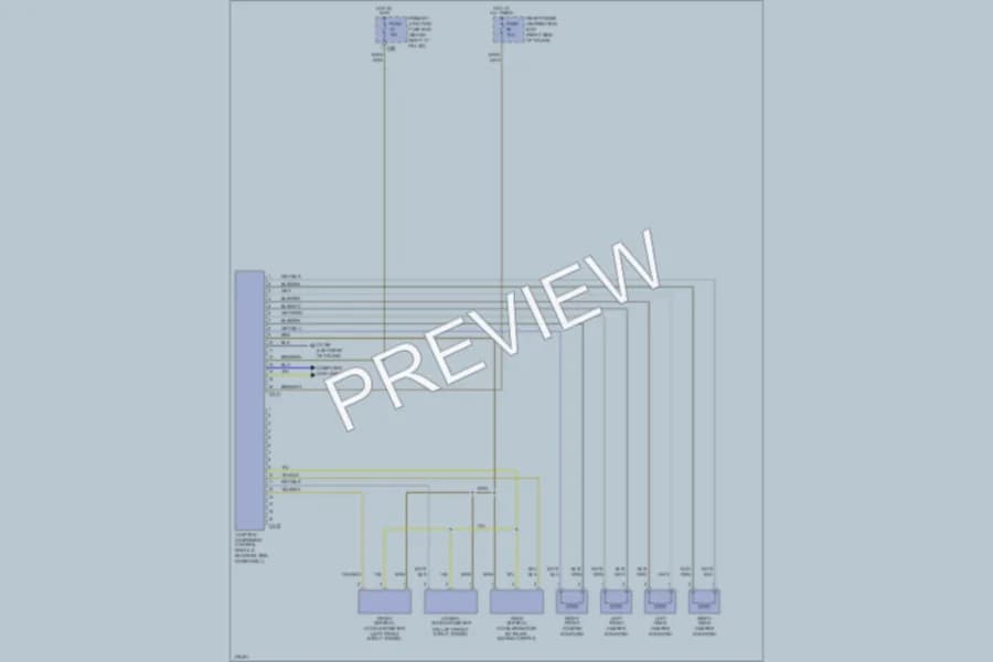 2005 Jaguar SType Electronic Suspension wiring diagram preview