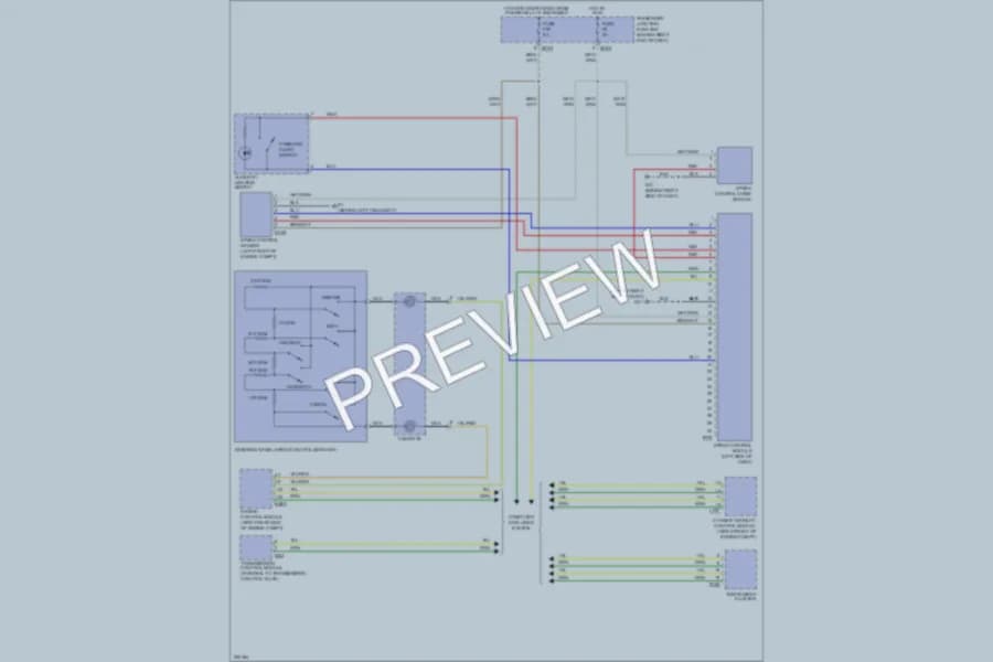 2005 Jaguar VandenPlas Cruise Control wiring diagram preview
