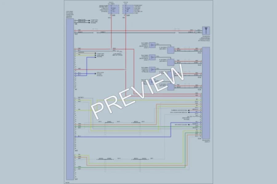 2005 Jaguar VandenPlas Navigation wiring diagram preview