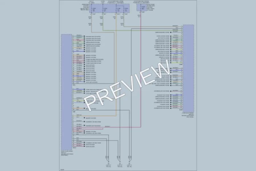 2005 Jaguar XJR Body Control Modules wiring diagram preview
