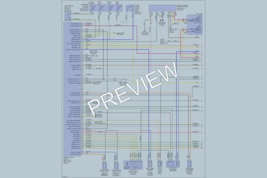 2005 Jaguar XJR Engine Performance wiring diagram preview