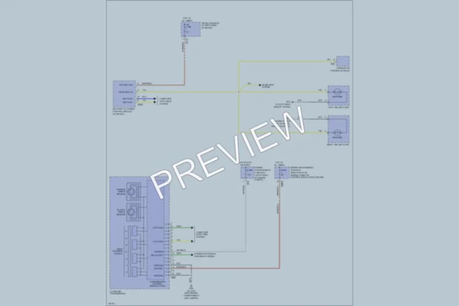 2005 Jaguar XK8 Exterior Lights wiring diagram preview