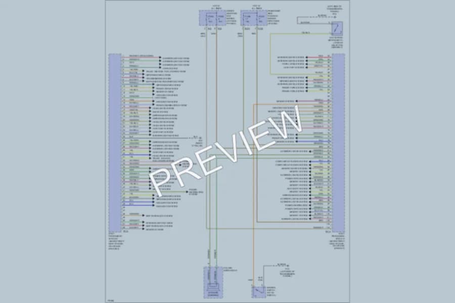 2005 Jaguar XKR Body Control Modules wiring diagram preview