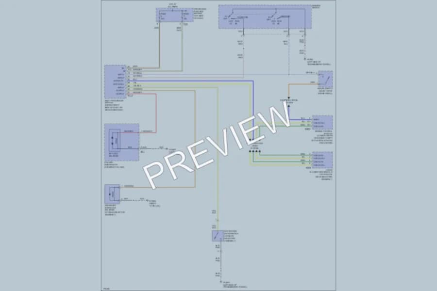 2005 Jaguar XKR Shift Interlock wiring diagram preview