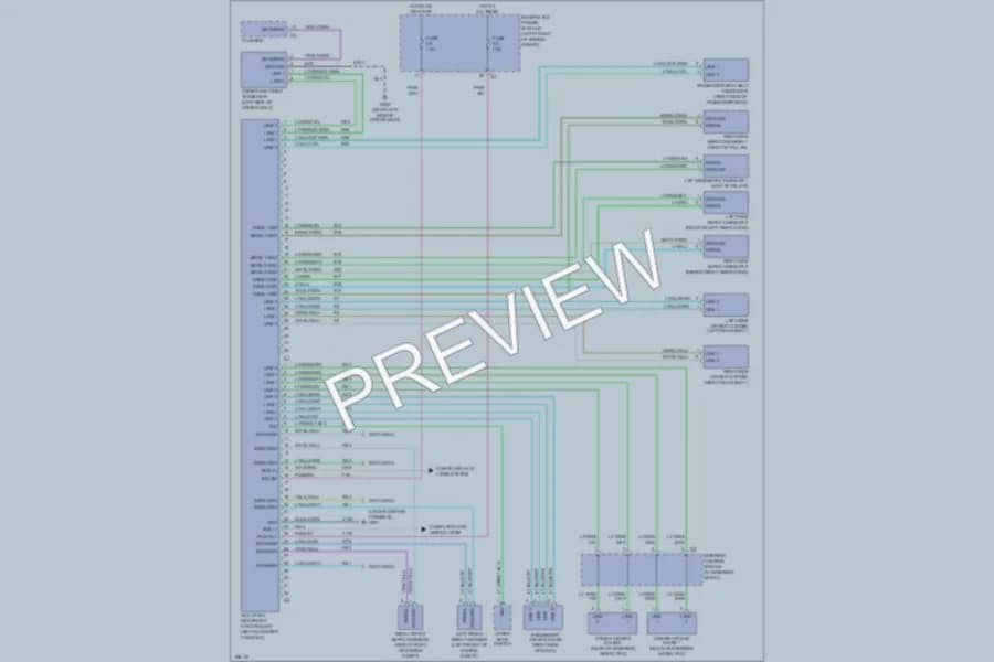 2005 Jeep GrandCherokee Supplemental Restraints wiring diagram preview