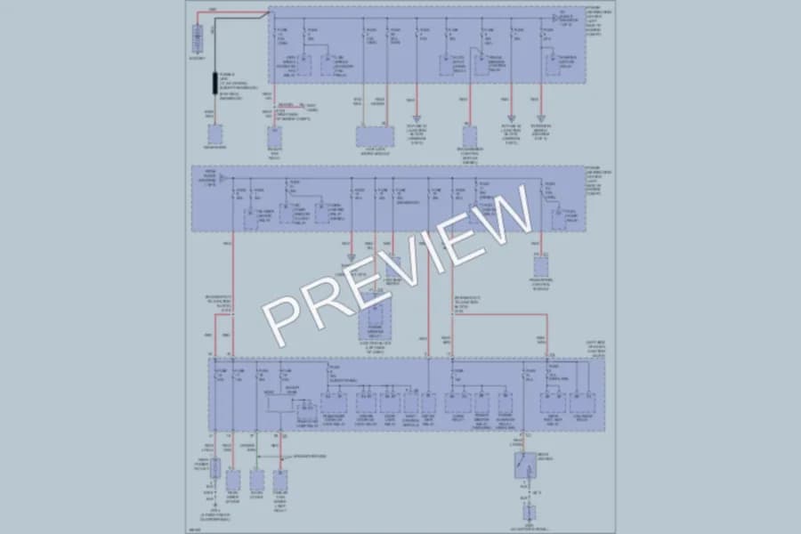 2005 Jeep Liberty Power Distribution wiring diagram preview