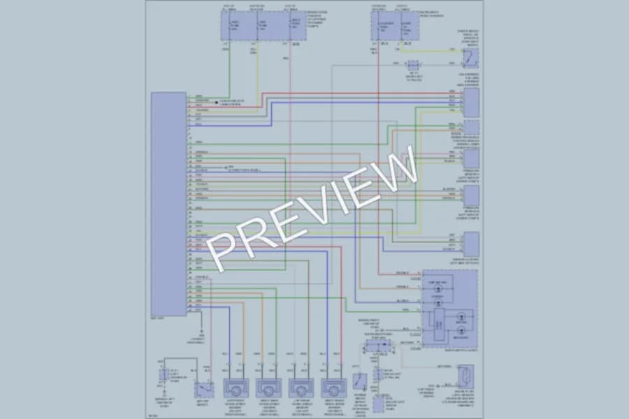 2005 Kia Amanti Anti Lock Brakes wiring diagram preview