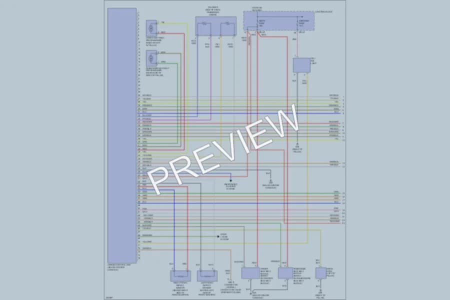 2005 Kia Amanti Supplemental Restraints wiring diagram preview