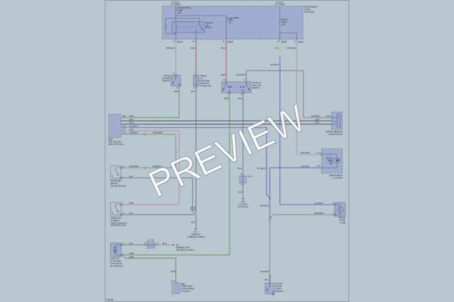 2005 Kia Amanti Trunk Tailgate Fuel Door wiring diagram preview