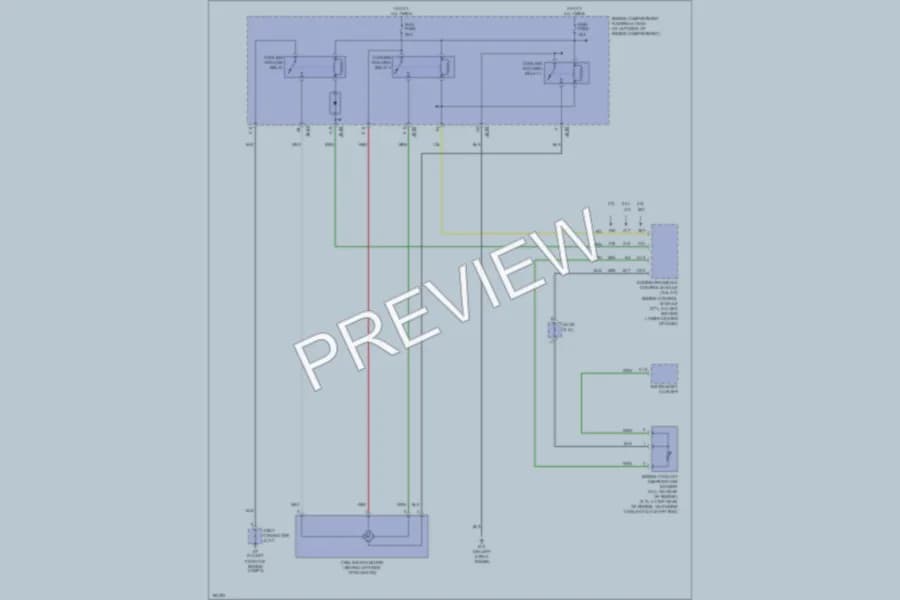 2005 Kia Optima Cooling Fan wiring diagram preview