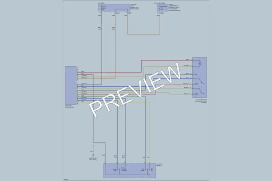 2005 Kia Optima Power Top Sunroof wiring diagram preview