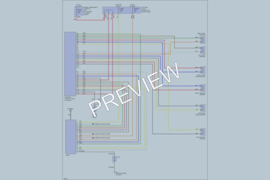 2005 Kia Optima Radio wiring diagram preview