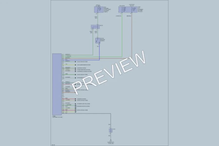 2005 Kia Rio Body Control Modules wiring diagram preview