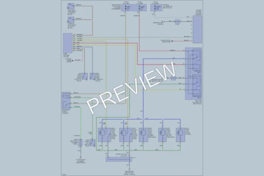 2005 Kia RioCinco Anti Theft wiring diagram preview