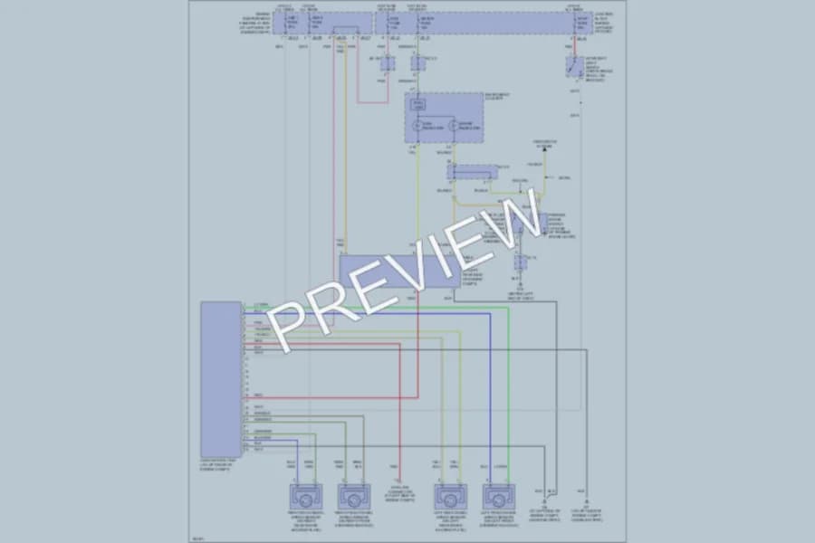 2005 Kia Sedona Anti Lock Brakes wiring diagram preview