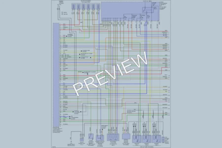 2005 Kia Sedona Engine Performance wiring diagram preview