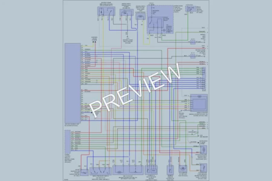 2005 Kia Sorento Air Conditioning wiring diagram preview