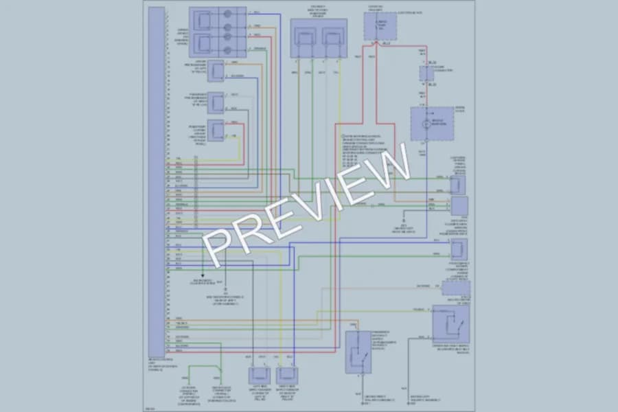 2005 Kia Sorento Supplemental Restraints wiring diagram preview