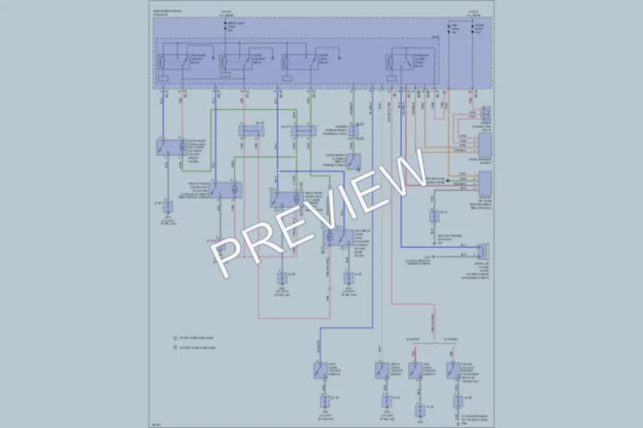 2005 Kia Spectra Anti Theft wiring diagram preview