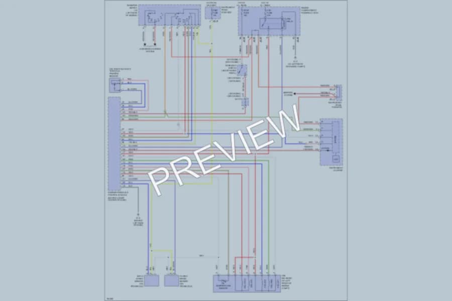 2005 Kia Spectra5 Transmission wiring diagram preview