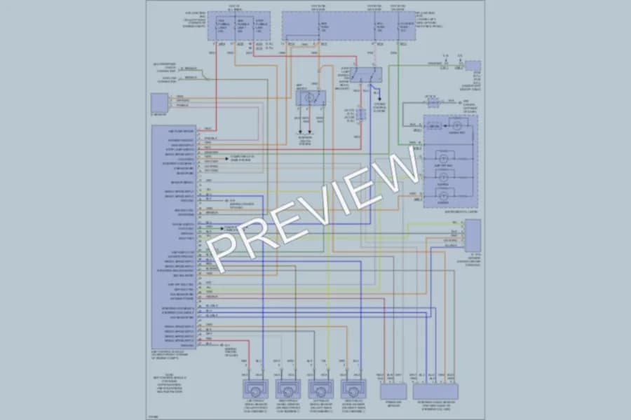 2005 Kia Sportage Anti Lock Brakes wiring diagram preview