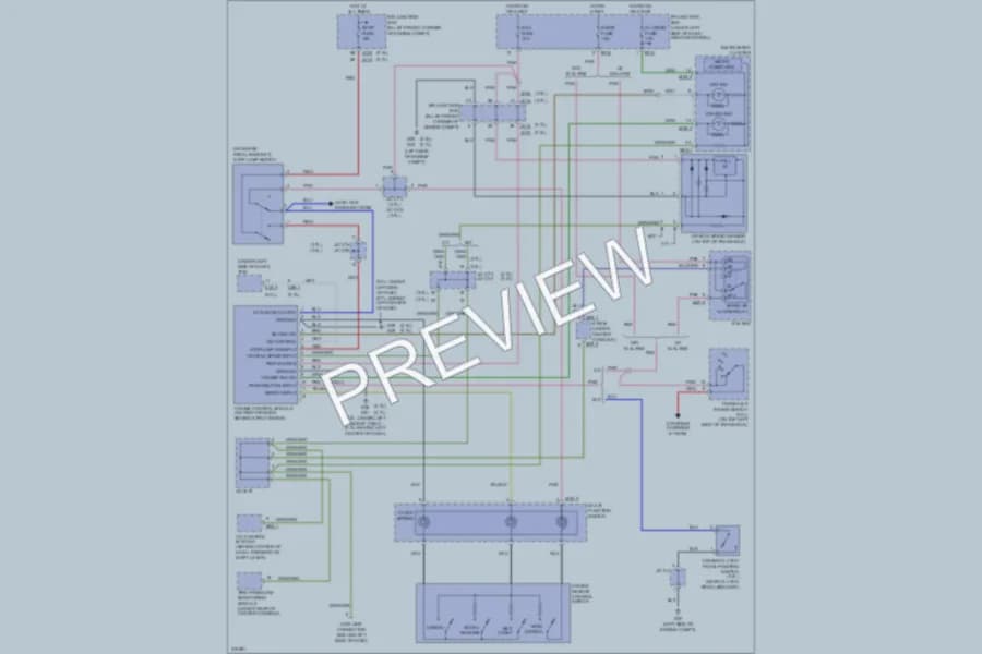 2005 Kia Sportage Cruise Control wiring diagram preview