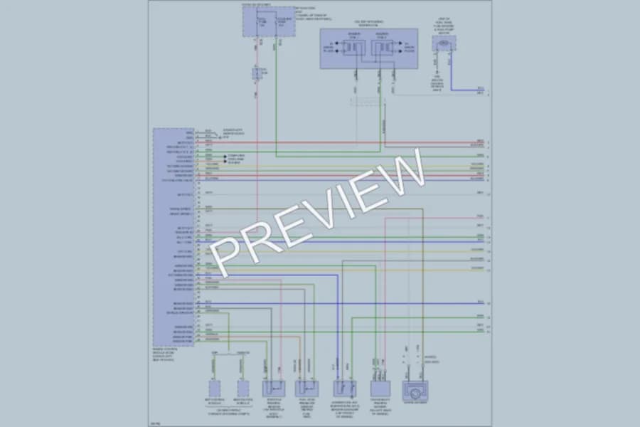 2005 Kia Sportage Engine Performance wiring diagram preview