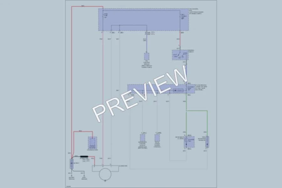 2005 Kia Sportage Starting Charging wiring diagram preview