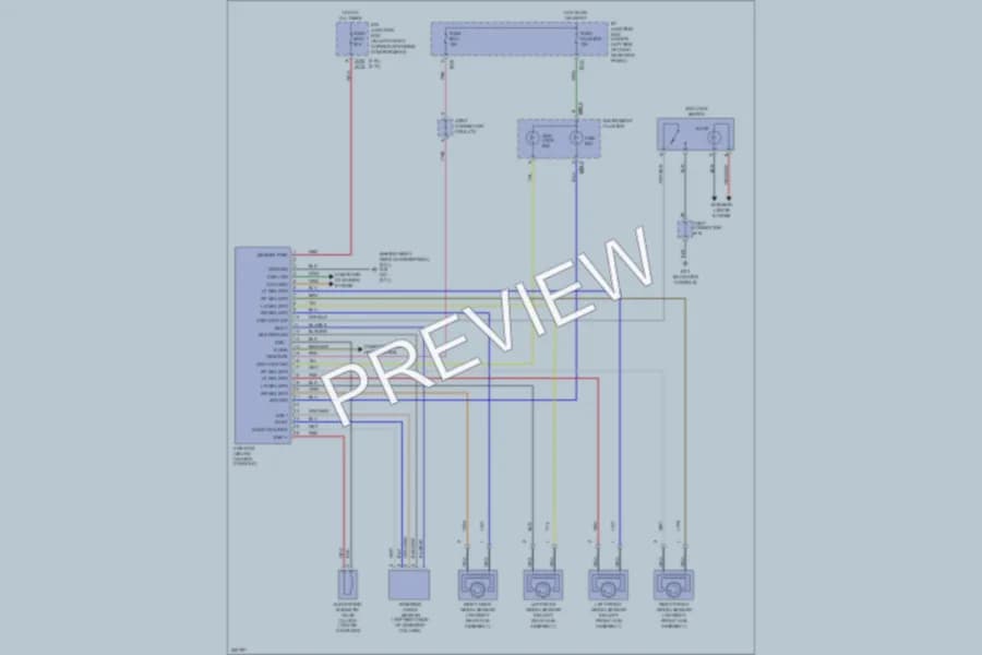 2005 Kia Sportage Transmission wiring diagram preview