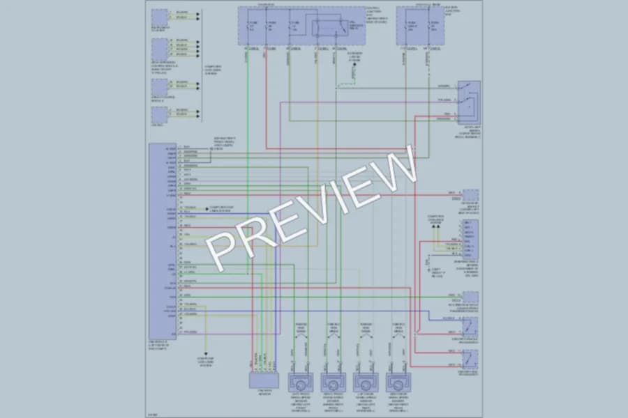 2005 LandRover LR3 Anti Lock Brakes wiring diagram preview
