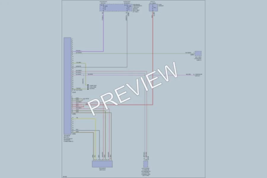 2005 LandRover RangeRover Transmission wiring diagram preview