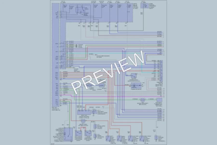 2005 Lexus ES330 Anti Theft wiring diagram preview