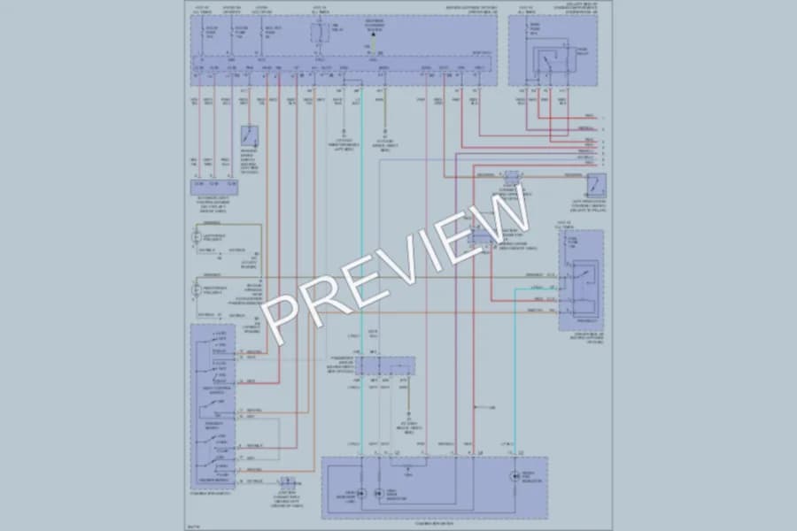 2005 Lexus ES330 Headlights wiring diagram preview