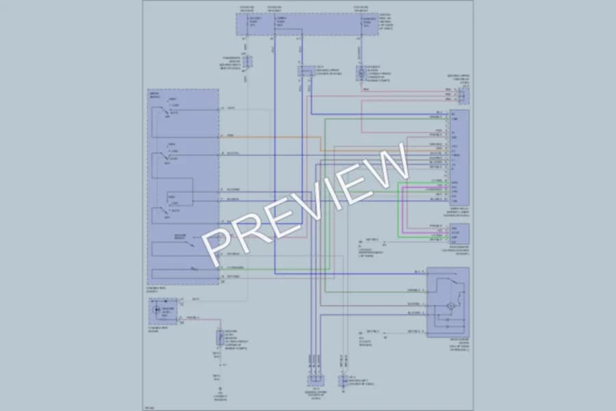 2005 Lexus ES330 Wiper Washer wiring diagram preview