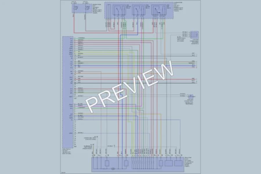 2005 Lexus GS300 Anti Lock Brakes wiring diagram preview